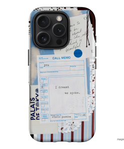 Call Memo Printed Phone Cases iPhone 16 Pro / Armoured by Jasmine Dowling - The Dairy