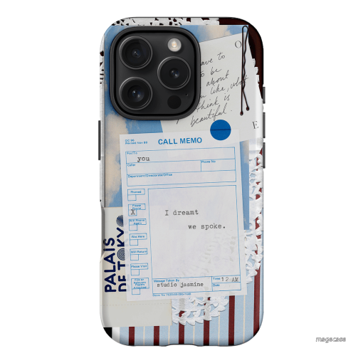 Call Memo Printed Phone Cases iPhone 16 Pro / Armoured by Jasmine Dowling - The Dairy