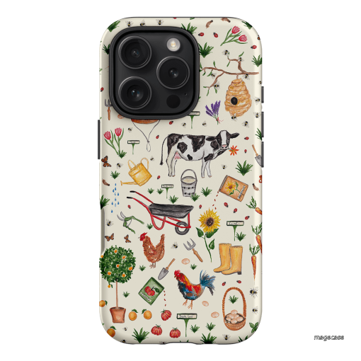 Farm Stay Printed Phone Cases iPhone 16 Pro / Armoured by BG. Studio - The Dairy