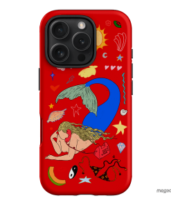 Mermaid Salad Scarlet Printed Phone Cases iPhone 16 Pro / Armoured by Easty Beasty - The Dairy