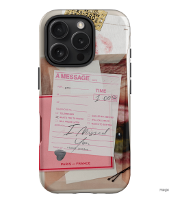 Missed Call Printed Phone Cases iPhone 16 Pro / Armoured by Jasmine Dowling - The Dairy