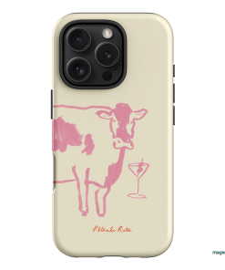 Mootini Pink Printed Phone Cases by Phthalo Ruth - The Dairy