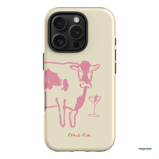 Mootini Pink Printed Phone Cases by Phthalo Ruth - The Dairy