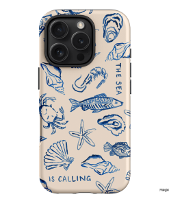 Sea Call Printed Phone Cases iPhone 16 Pro / Armoured by Cass Deller - The Dairy