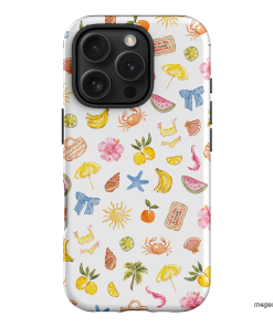 Summer Icons Printed Phone Cases iPhone 16 Pro / Armoured by Cass Deller - The Dairy