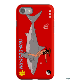 1800-Busy Rn in Red Printed Phone Cases iPhone SE / Armoured by Easty Beasty - The Dairy