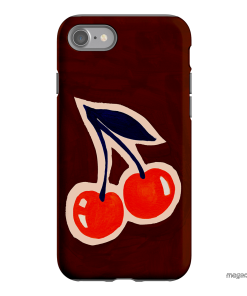 Cherries Printed Phone Cases iPhone SE / Armoured by Studio Bon - The Dairy