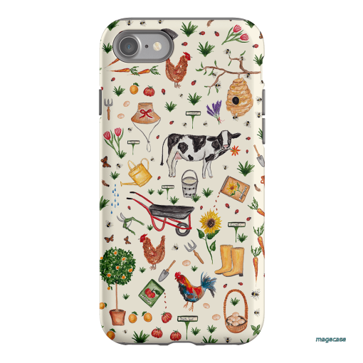 Farm Stay Printed Phone Cases iPhone SE / Armoured by BG. Studio - The Dairy