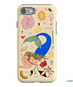 Mermaid Salad Cream Printed Phone Cases iPhone SE / Armoured by Easty Beasty - The Dairy