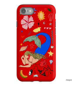 Mermaid Salad Scarlet Printed Phone Cases iPhone SE / Armoured by Easty Beasty - The Dairy