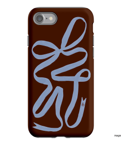 Mocha Ribbon Printed Phone Cases by Jasmine Dowling - The Dairy