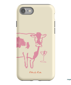 Mootini Pink Printed Phone Cases by Phthalo Ruth - The Dairy