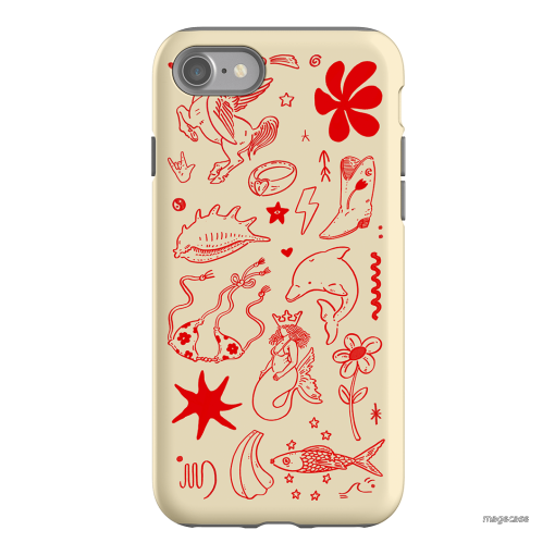 Spiced Cowboy Cream Printed Phone Cases iPhone SE / Armoured by Easty Beasty - The Dairy