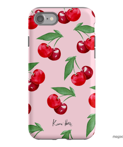 Cherry Rose Printed Phone Cases iPhone SE / Armoured by Kerrie Hess - The Dairy