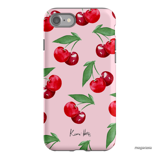 Cherry Rose Printed Phone Cases iPhone SE / Armoured by Kerrie Hess - The Dairy