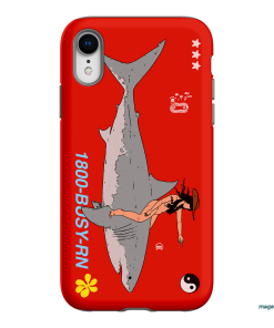 1800-Busy Rn in Red Printed Phone Cases iPhone XR / Armoured by Easty Beasty - The Dairy