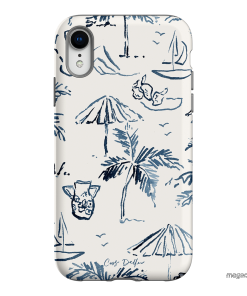 Balmy Blue Printed Phone Cases iPhone XR / Armoured by Cass Deller - The Dairy