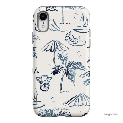 Balmy Blue Printed Phone Cases iPhone XR / Armoured by Cass Deller - The Dairy
