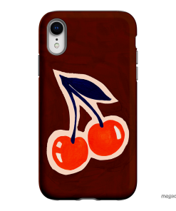 Cherries Printed Phone Cases iPhone XR / Armoured by Studio Bon - The Dairy
