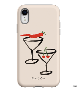 Chilli Cherry Printed Phone Cases by Phthalo Ruth - The Dairy