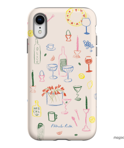 Dinnerware Printed Phone Cases iPhone XR / Armoured by Phthalo Ruth - The Dairy