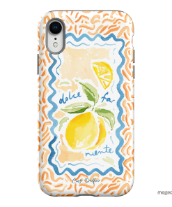 Dolce Far Niente Printed Phone Cases iPhone XR / Armoured by Cass Deller - The Dairy