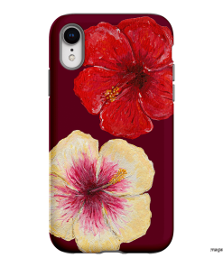 Hibiscus Flower Printed Phone Cases iPhone XR / Armoured by BG. Studio - The Dairy