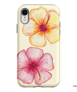 Hibiscus Flower Yellow Printed Phone Cases iPhone XR / Armoured by BG. Studio - The Dairy