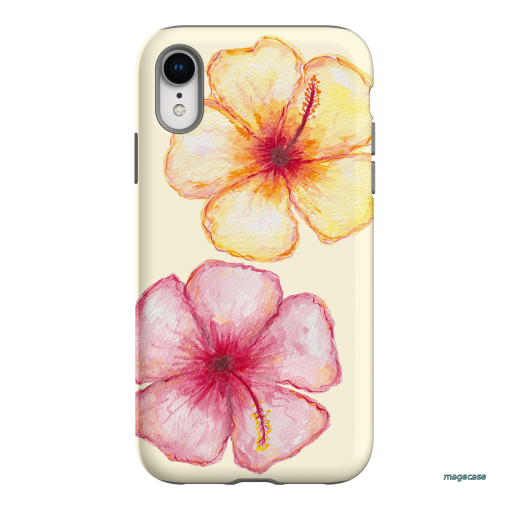Hibiscus Flower Yellow Printed Phone Cases iPhone XR / Armoured by BG. Studio - The Dairy