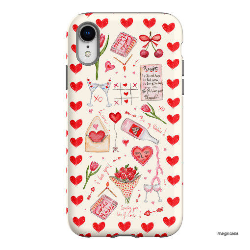 Love Note Printed Phone Cases iPhone XR / Armoured by BG. Studio - The Dairy