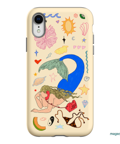 Mermaid Salad Cream Printed Phone Cases iPhone XR / Armoured by Easty Beasty - The Dairy