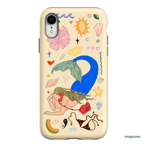 Mermaid Salad Cream Printed Phone Cases iPhone XR / Armoured by Easty Beasty - The Dairy