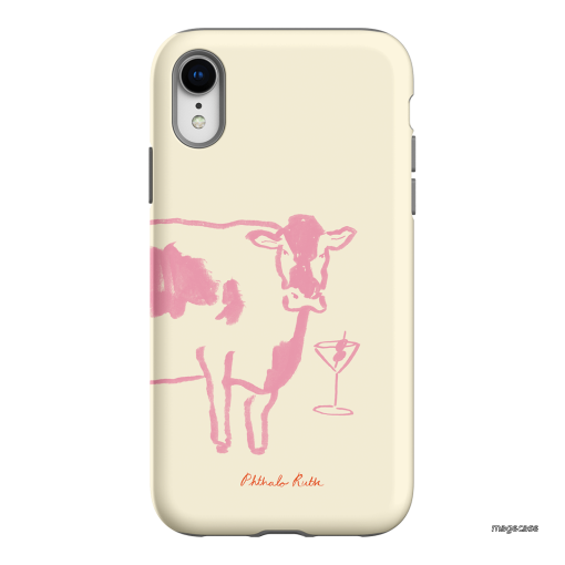 Mootini Pink Printed Phone Cases by Phthalo Ruth - The Dairy