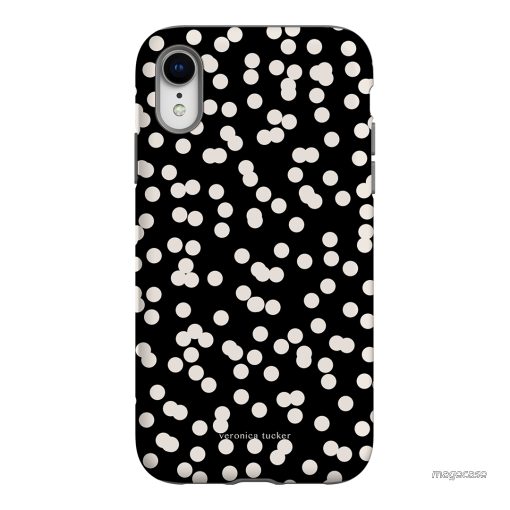 Mini Confetti Noir Printed Phone Cases iPhone XR / Armoured by Veronica Tucker - The Dairy