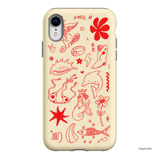 Spiced Cowboy Cream Printed Phone Cases iPhone XR / Armoured by Easty Beasty - The Dairy