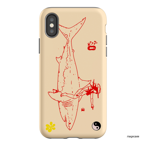 1800-Busy-Rn in Cream Printed Phone Cases iPhone XS / Armoured by Easty Beasty - The Dairy