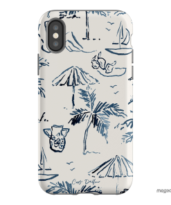 Balmy Blue Printed Phone Cases iPhone XS / Armoured by Cass Deller - The Dairy