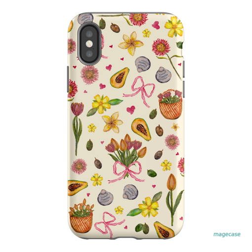 Bouquets & Bows Printed Phone Cases iPhone XS / Armoured by BG. Studio - The Dairy