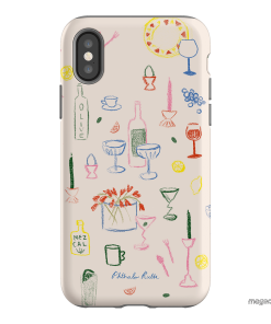 Dinnerware Printed Phone Cases iPhone XS / Armoured by Phthalo Ruth - The Dairy