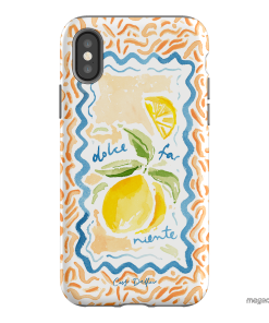 Dolce Far Niente Printed Phone Cases iPhone XS / Armoured by Cass Deller - The Dairy