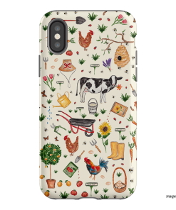 Farm Stay Printed Phone Cases iPhone XS / Armoured by BG. Studio - The Dairy