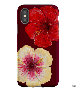 Hibiscus Flower Printed Phone Cases iPhone XS / Armoured by BG. Studio - The Dairy