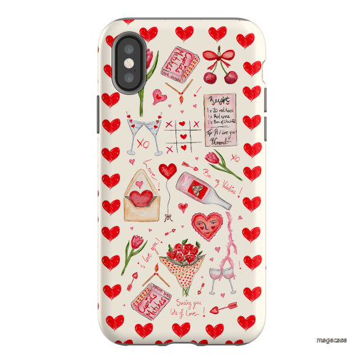 Love Note Printed Phone Cases iPhone XS / Armoured by BG. Studio - The Dairy