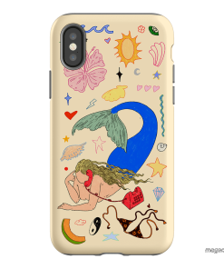 Mermaid Salad Cream Printed Phone Cases iPhone XS / Armoured by Easty Beasty - The Dairy