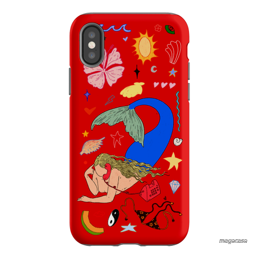 Mermaid Salad Scarlet Printed Phone Cases iPhone XS / Armoured by Easty Beasty - The Dairy