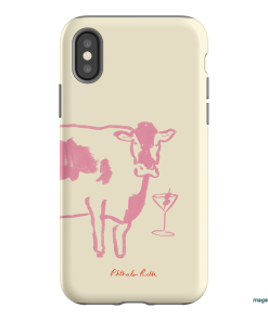 Mootini Pink Printed Phone Cases by Phthalo Ruth - The Dairy
