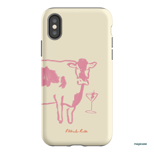 Mootini Pink Printed Phone Cases by Phthalo Ruth - The Dairy