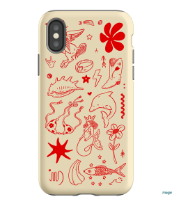 Spiced Cowboy Cream Printed Phone Cases iPhone XS / Armoured by Easty Beasty - The Dairy