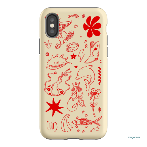 Spiced Cowboy Cream Printed Phone Cases iPhone XS / Armoured by Easty Beasty - The Dairy
