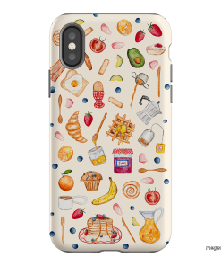 Sunday Breakfast Printed Phone Cases iPhone XS / Armoured by BG. Studio - The Dairy
